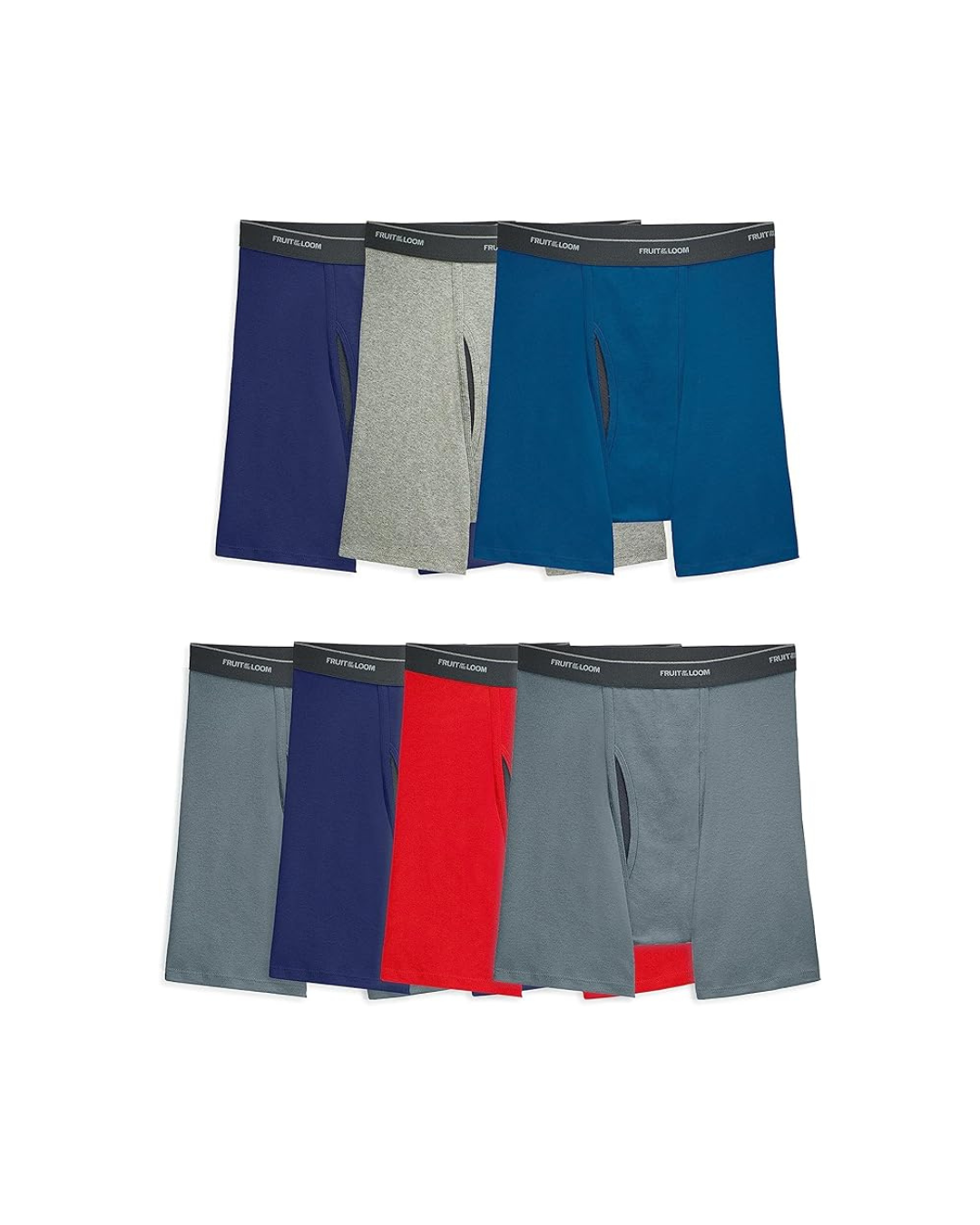 Fruit of the Loom Men's Coolzone Boxer Briefs – Assorted Colors (7-Pack)