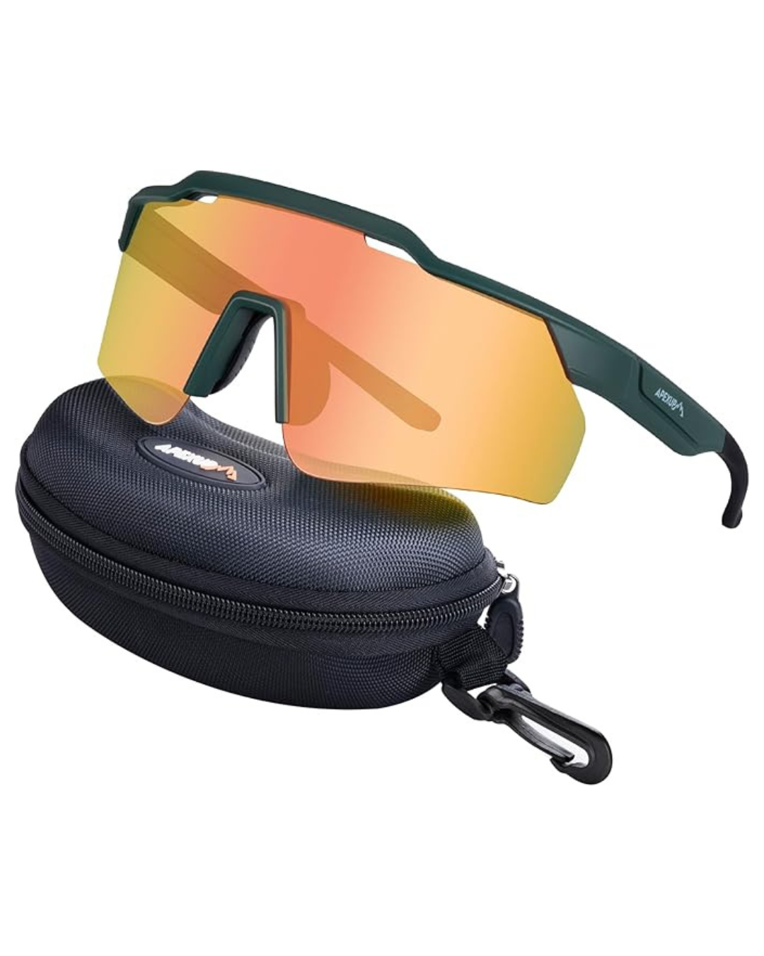 APEXUP Sports Polarized Sunglasses for Men Women, UV400 Protection Men's Sunglasses for Cycling, Running, Hiking etc