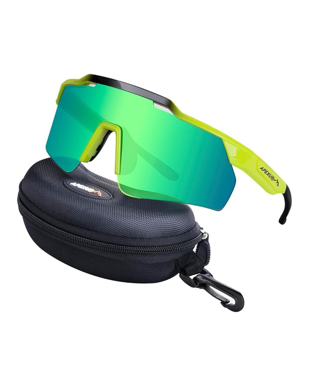 APEXUP Sports Polarized Sunglasses for Men Women, UV400 Protection Men's Sunglasses for Cycling, Running, Hiking etc