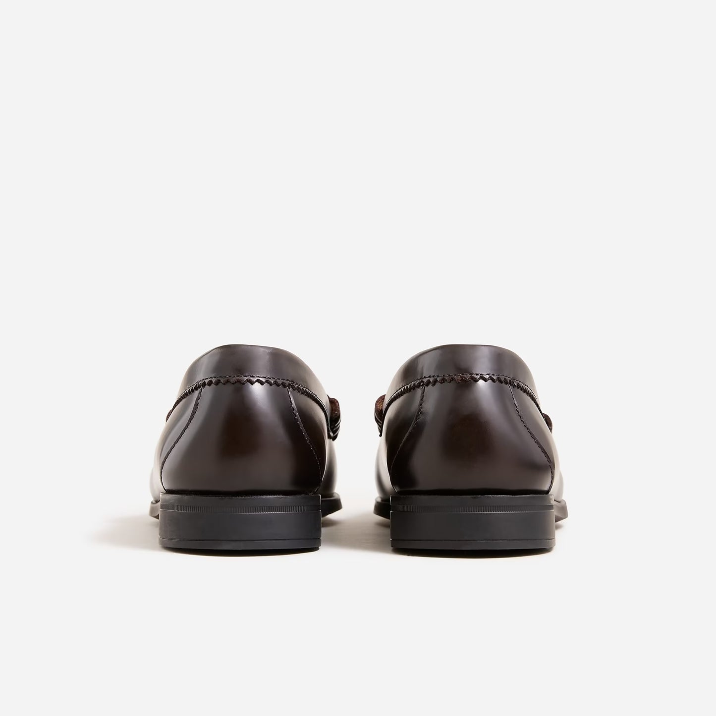 J Crew Camden loafers in leather Coffee Brown