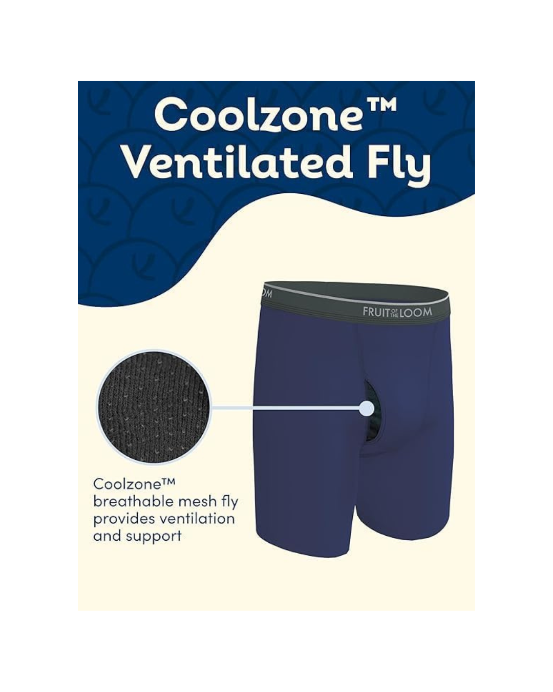 Fruit of the Loom Men's Coolzone Boxer Briefs – Assorted Colors (7-Pack)