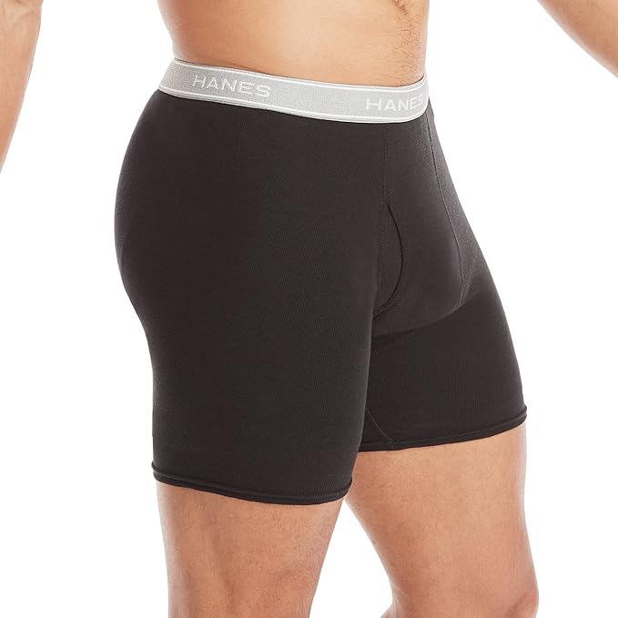 5-Pack Men's Boxer Briefs | Cool & Breathable Cotton Moisture-Wicking Underwear