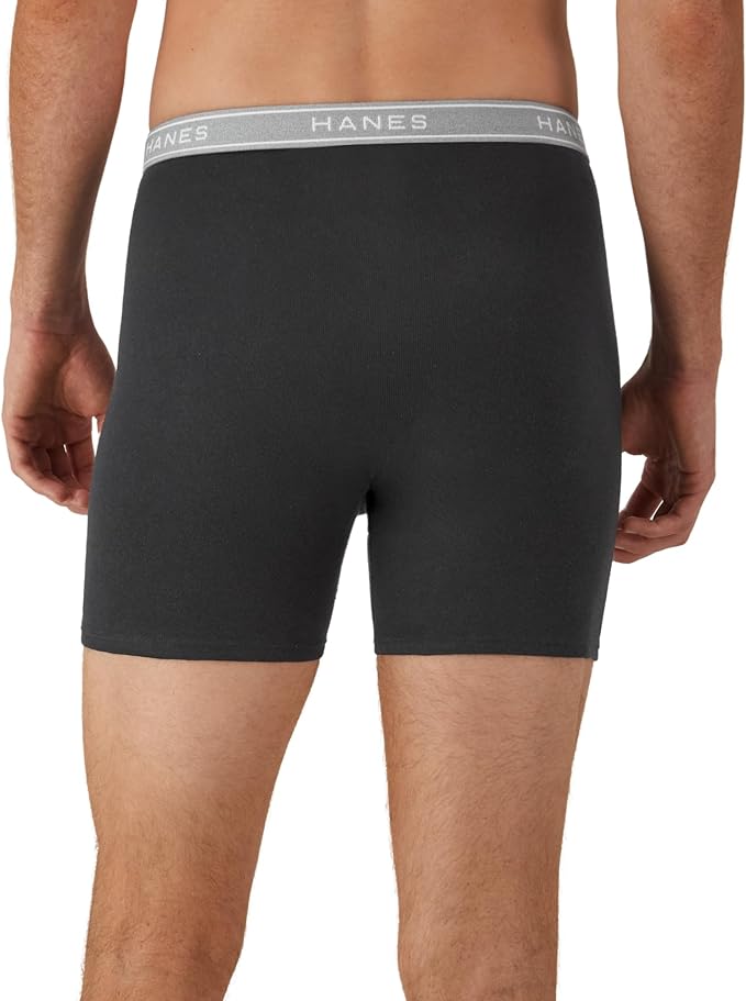 5-Pack Men's Boxer Briefs | Cool & Breathable Cotton Moisture-Wicking Underwear