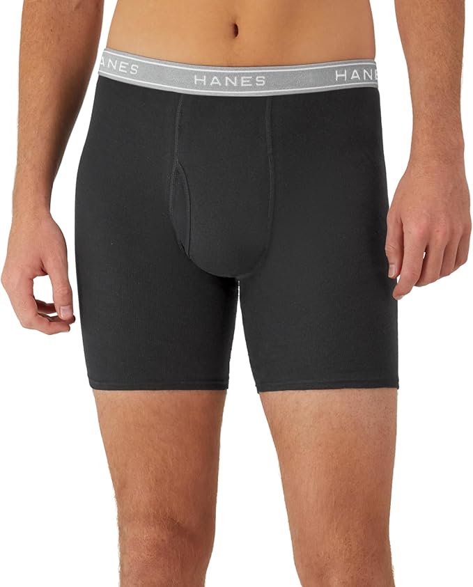 5-Pack Men's Boxer Briefs | Cool & Breathable Cotton Moisture-Wicking Underwear