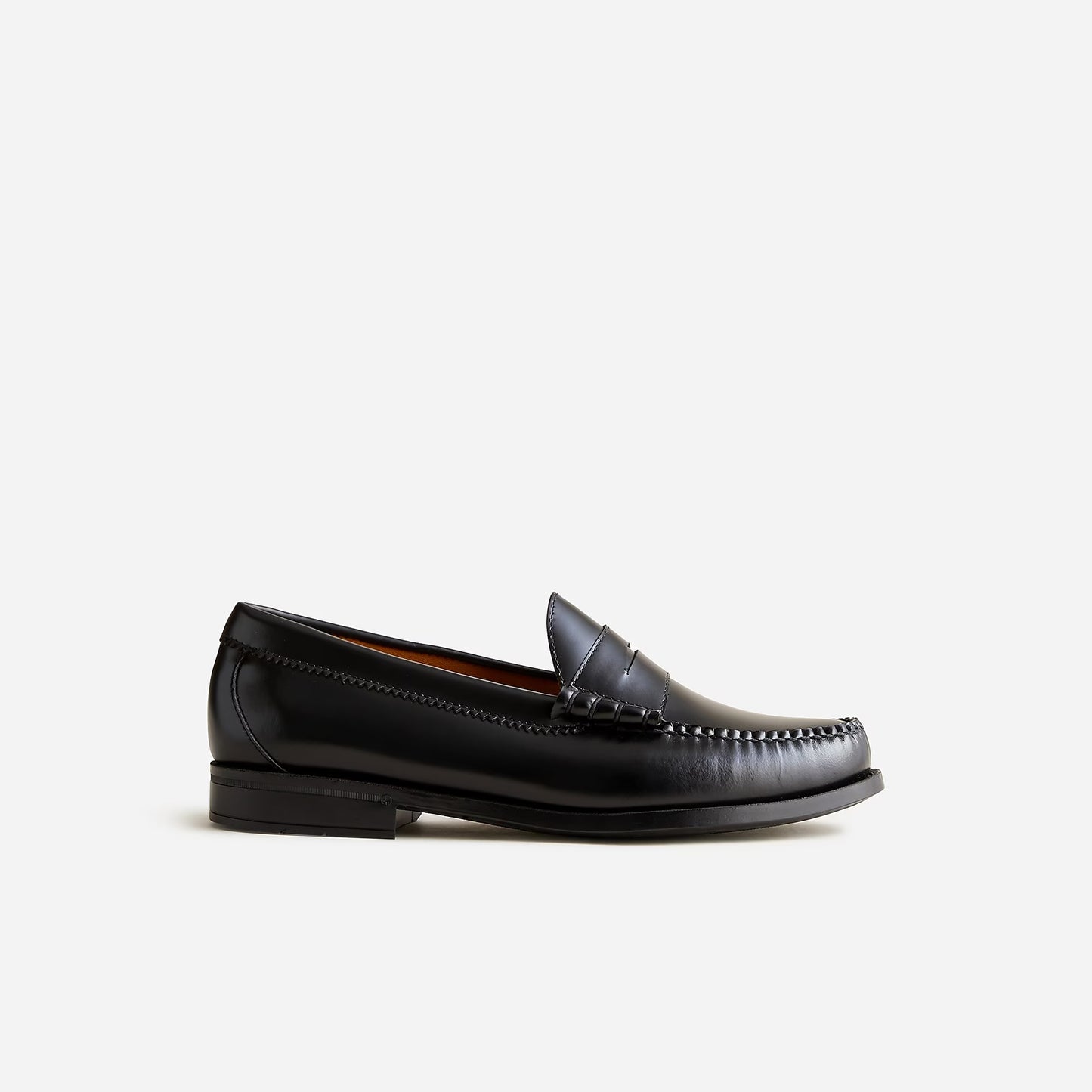 J Crew Camden loafers in leather - Black