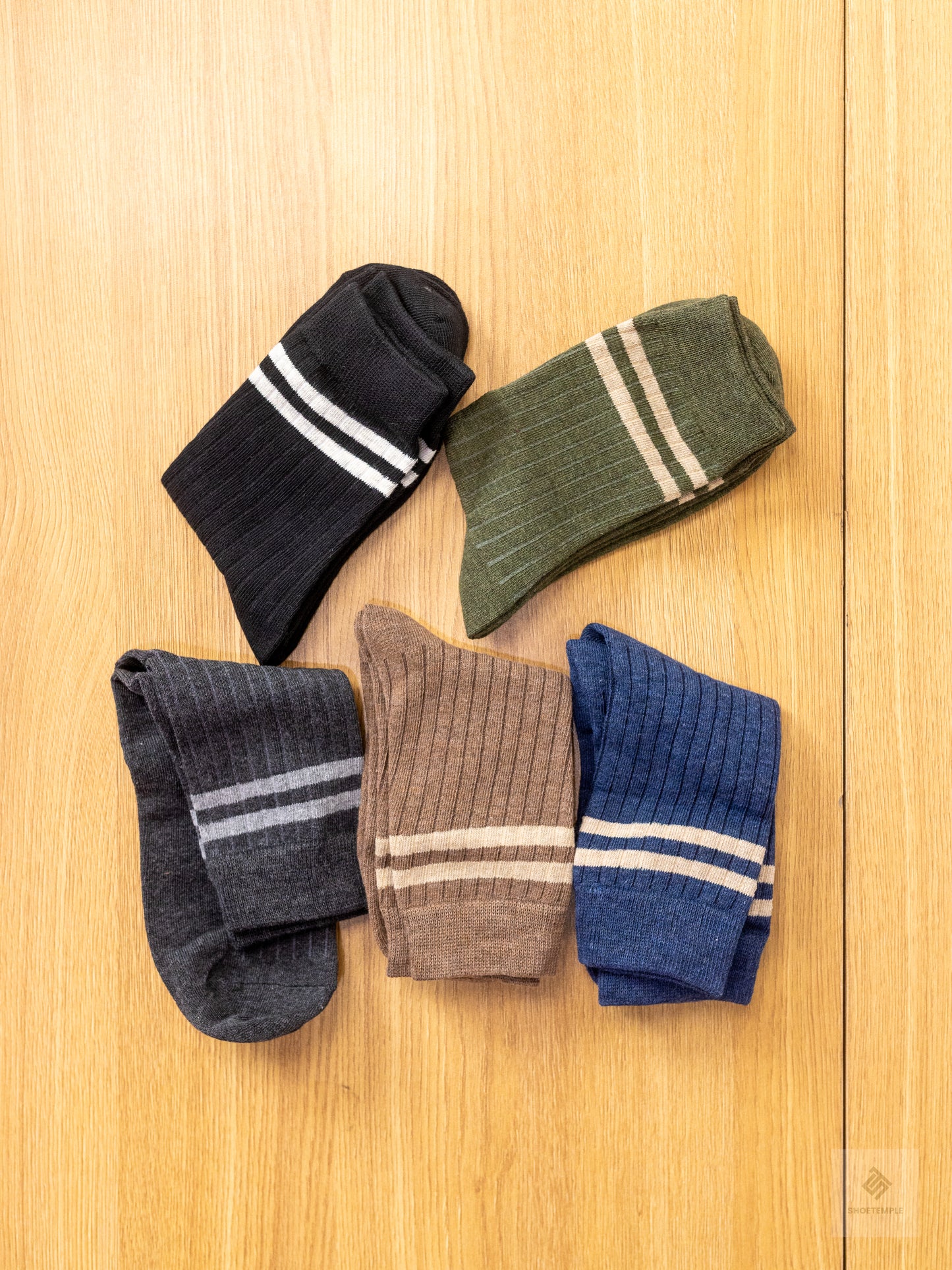 Mens Athletic Cotton Socks Five Pack Ankle Sock