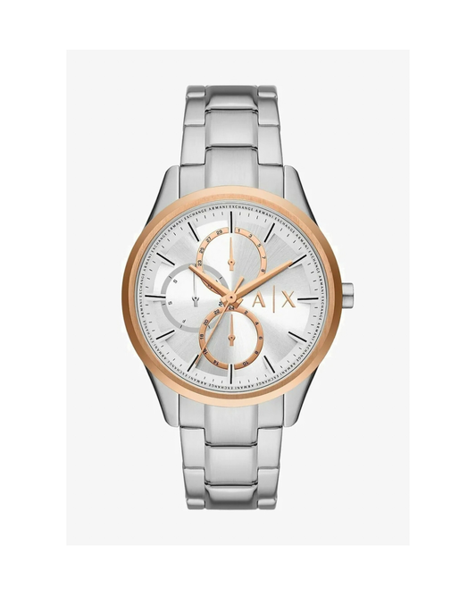 Dante 42mm Silver Dial Men's Quartz Watch