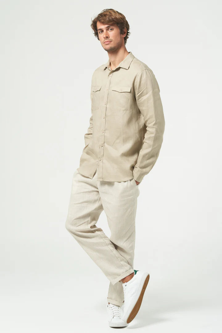 MONTOYA POCKET SHIRT - OATMEAL