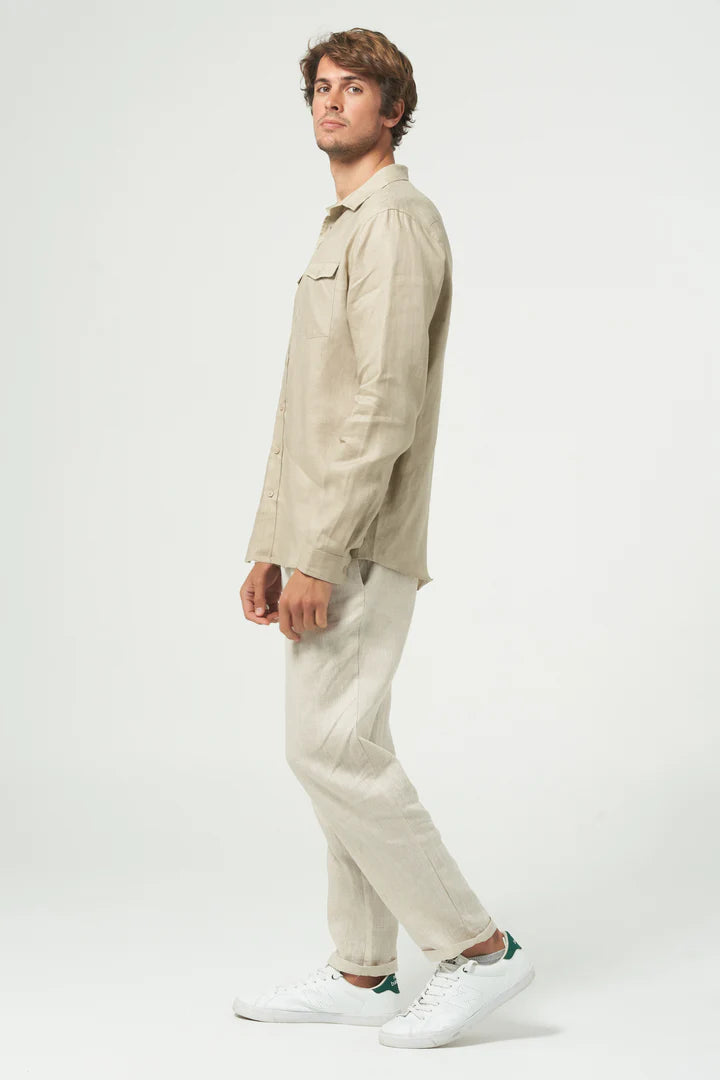 MONTOYA POCKET SHIRT - OATMEAL