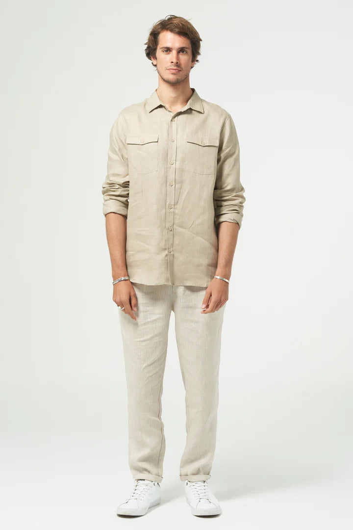 MONTOYA POCKET SHIRT - OATMEAL