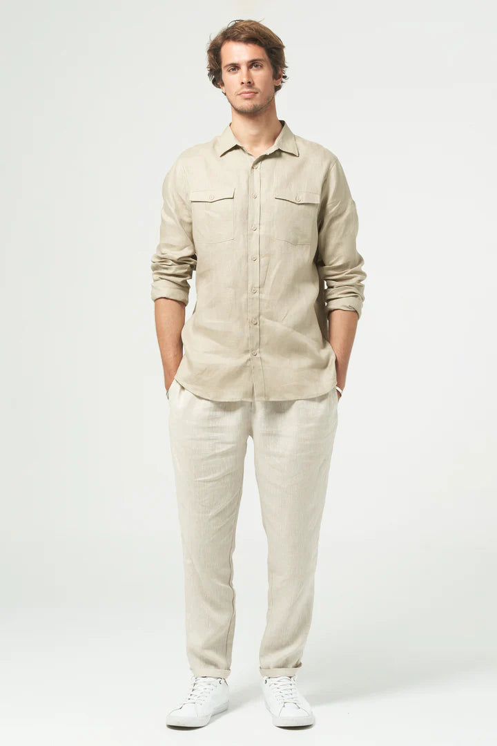 MONTOYA POCKET SHIRT - OATMEAL