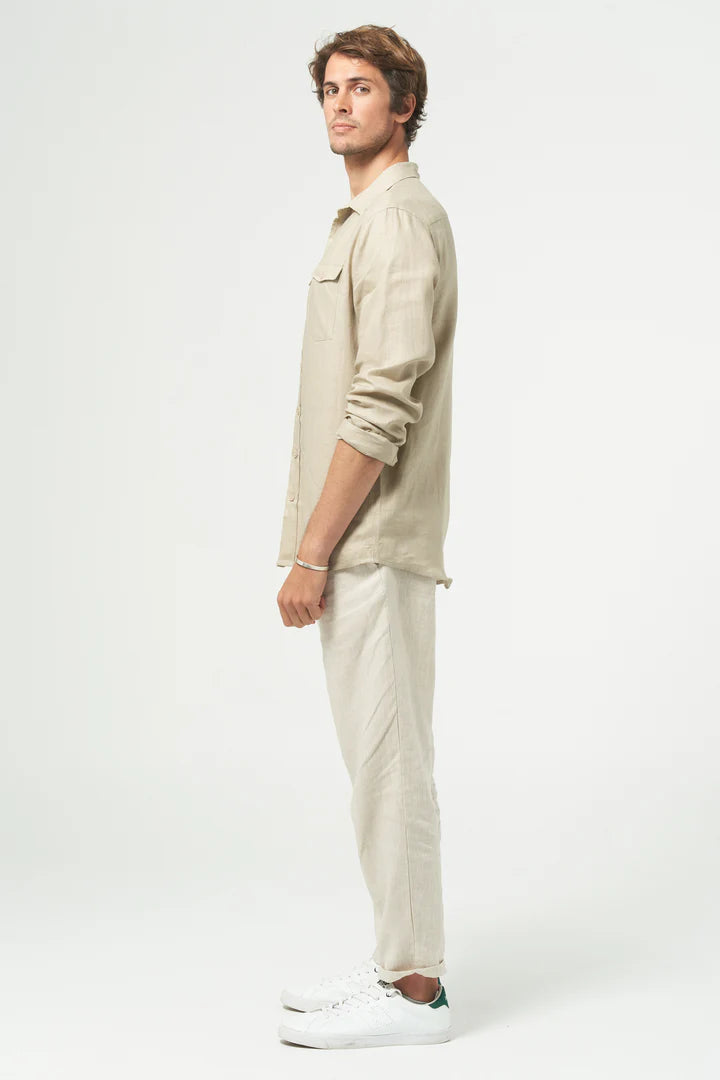 MONTOYA POCKET SHIRT - OATMEAL