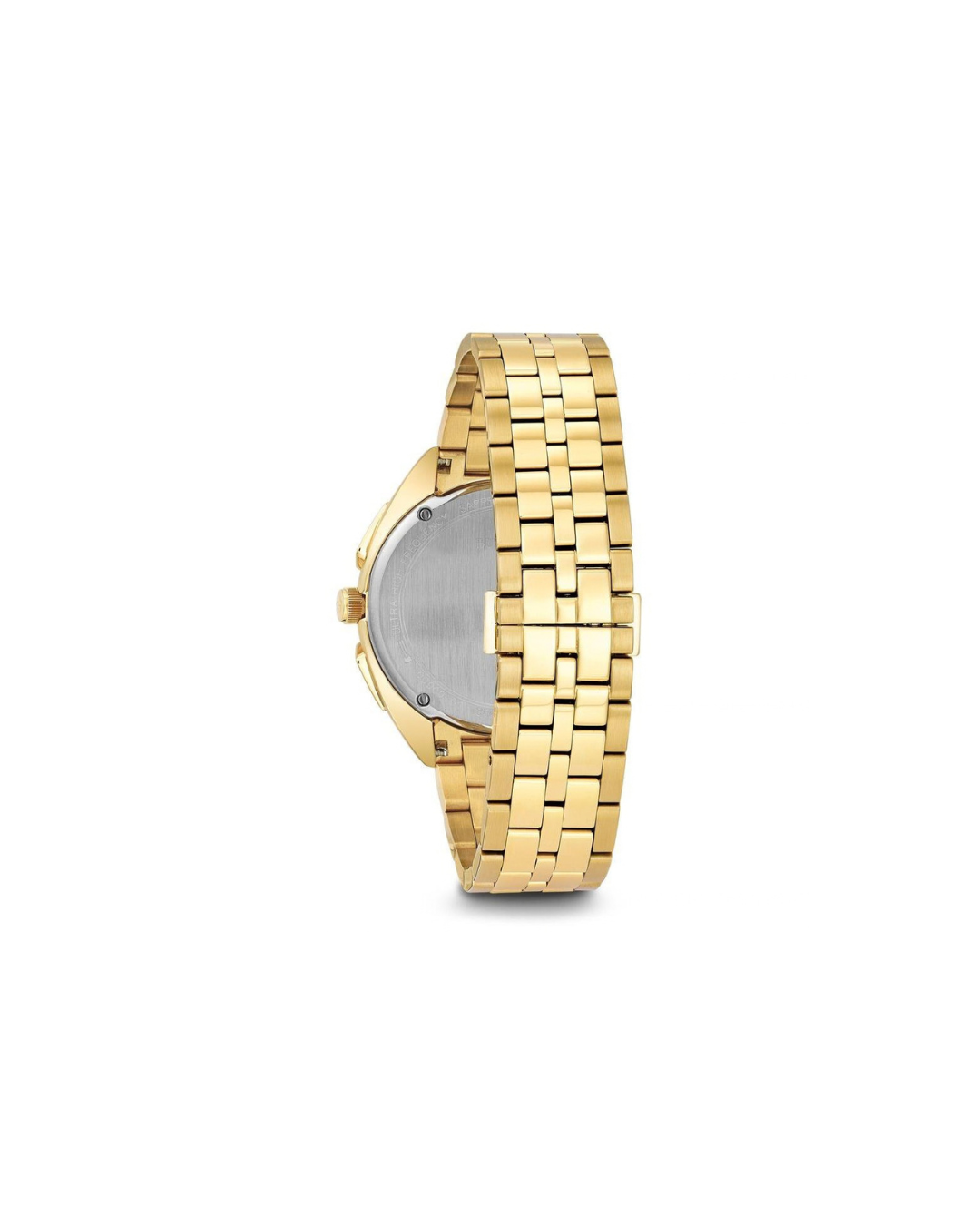 Bulova Men's Curv Chronograph - Champagne Dial - Gold-Tone Case & Bracelet 45mm