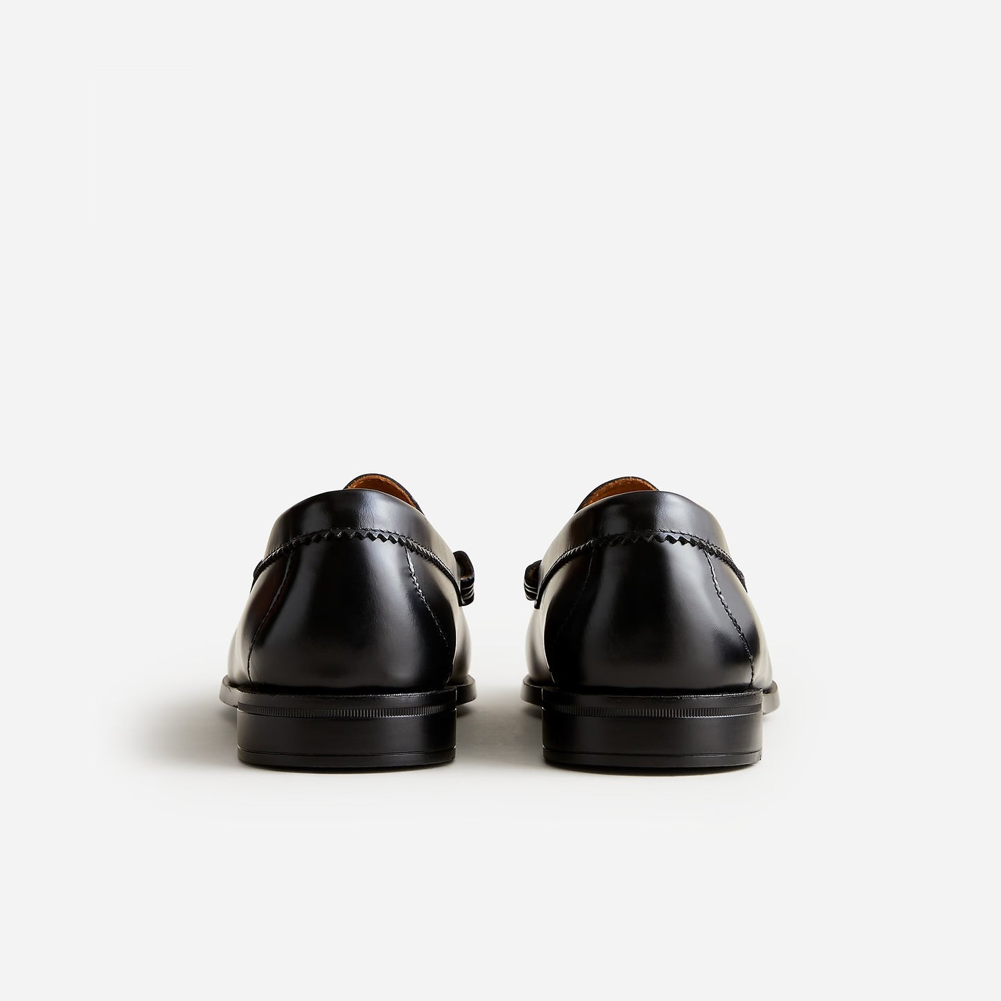 J Crew Camden loafers in leather - Black