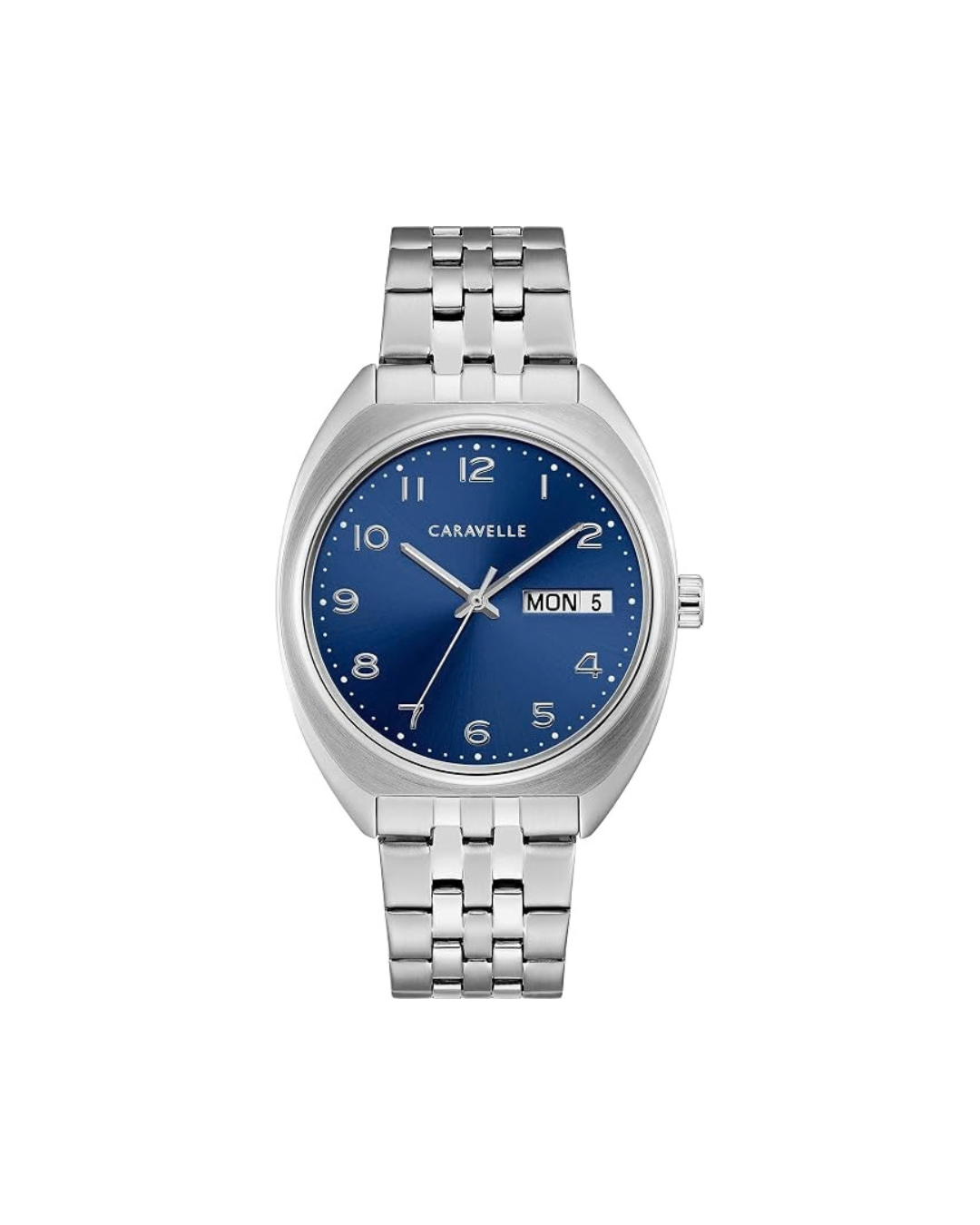 Caravelle by Bulova Men's Quartz Stainless Steel Dress Watch, Color:Silver-Toned 40mm