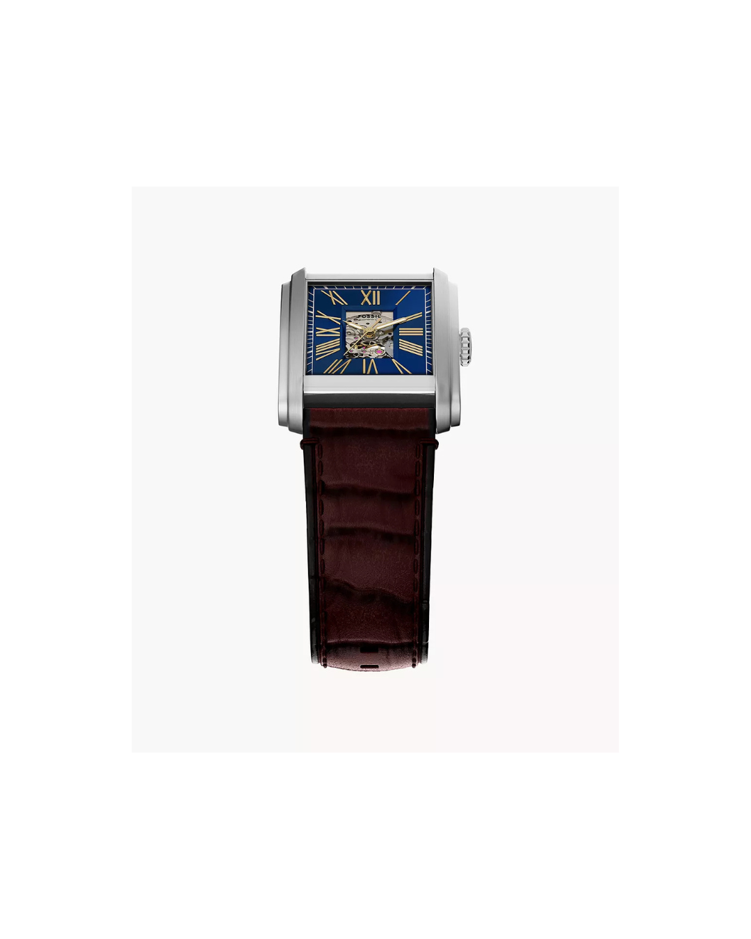 Carraway 30 mm Automatic Brown Croco Leather Watch