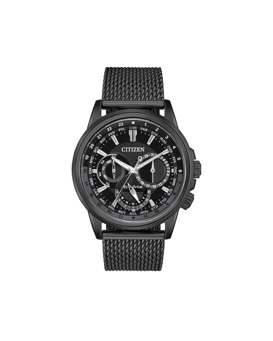 Citizen Eco-Drive Black Dial Men's Watch 44mm