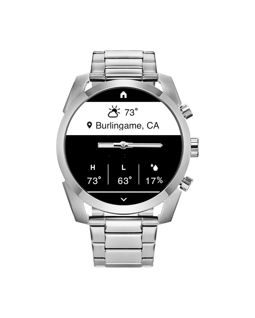 Citizen CZ Smart PQ2 42mm Hybrid Silver and Black Smartwatch