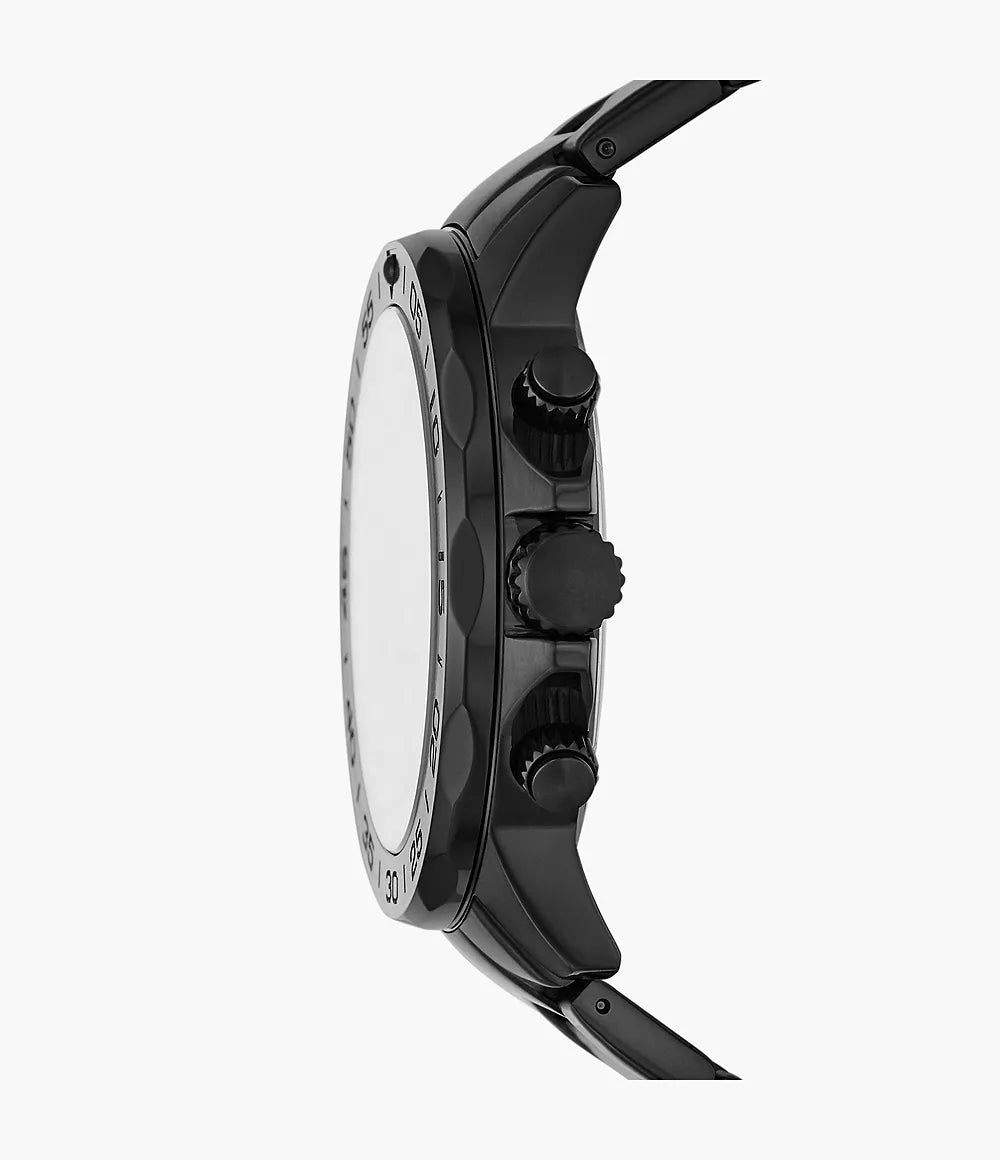 Bannon Multifunction Black Stainless Steel Watch