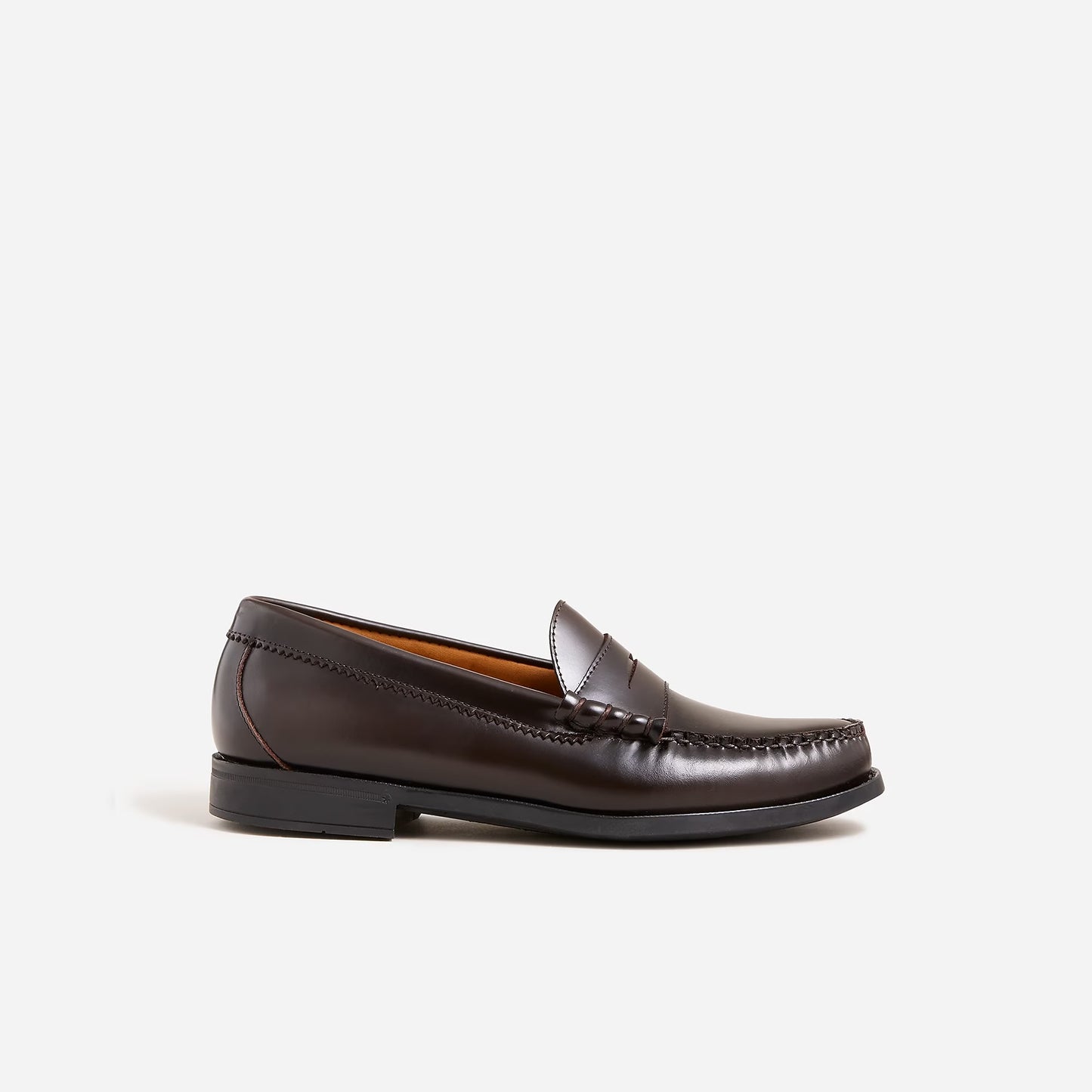 J Crew Camden loafers in leather Coffee Brown