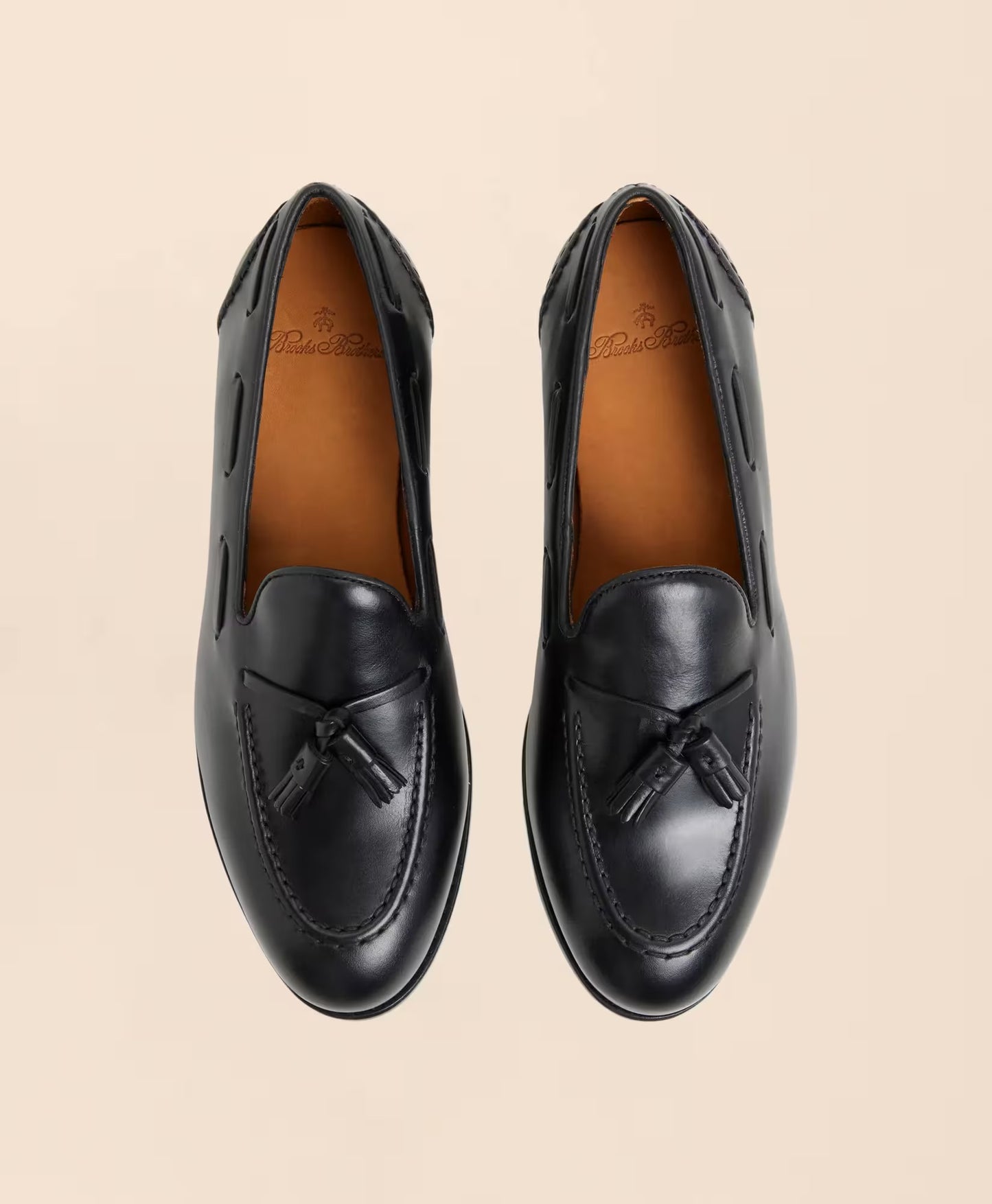 Brooks Brothers Fitzgerald Tassel Loafer - Black