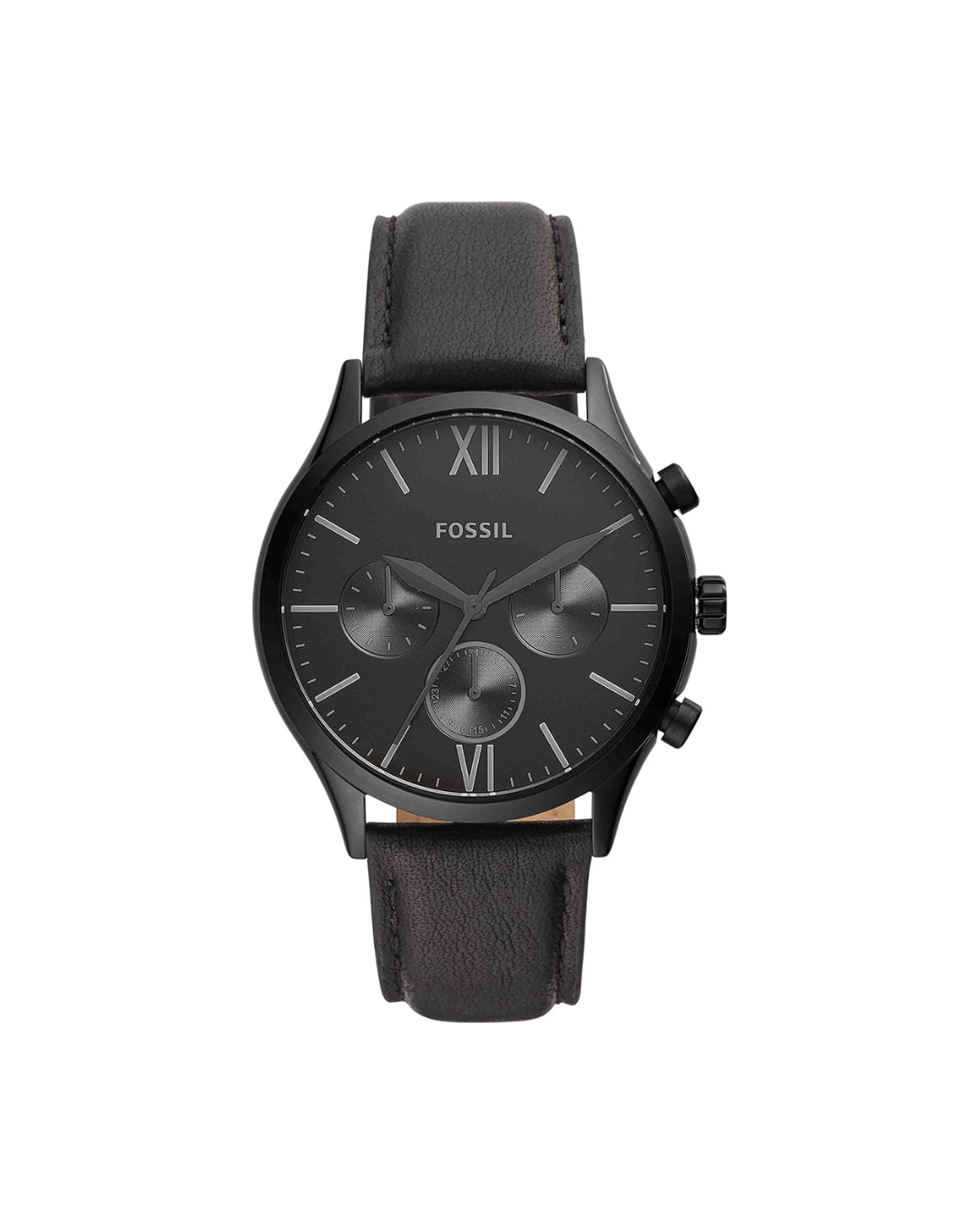 Fossil 44MM Fenmore Black Analog Watch BQ2364