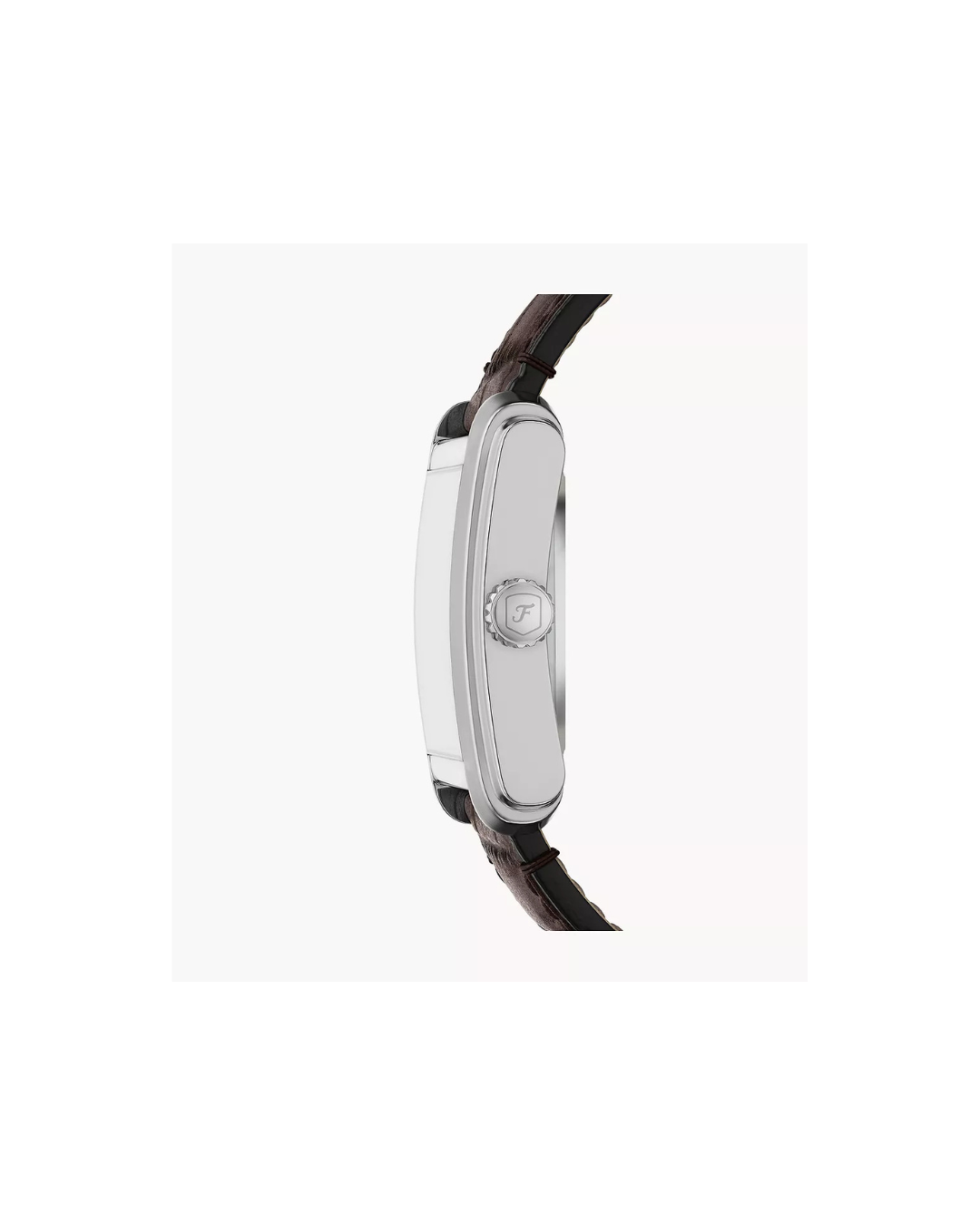 Fossil Carraway 30 mm Automatic Brown Croco Leather Watch