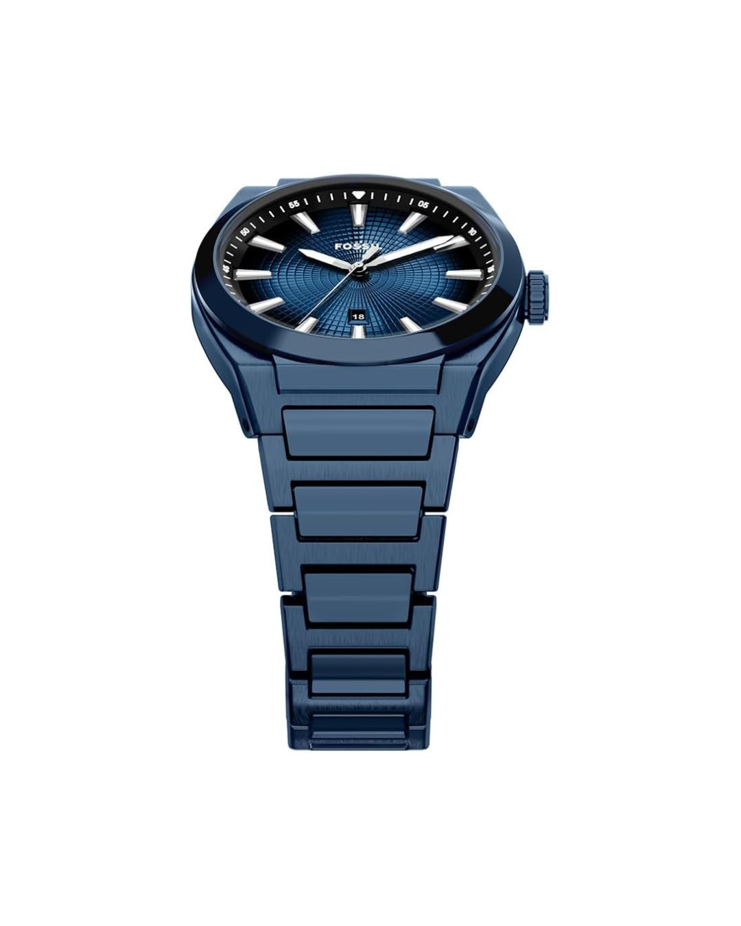 Fossil Men's Everett Quartz Stainless Steel Watch, Three-Hand Watch for Men 42mm
