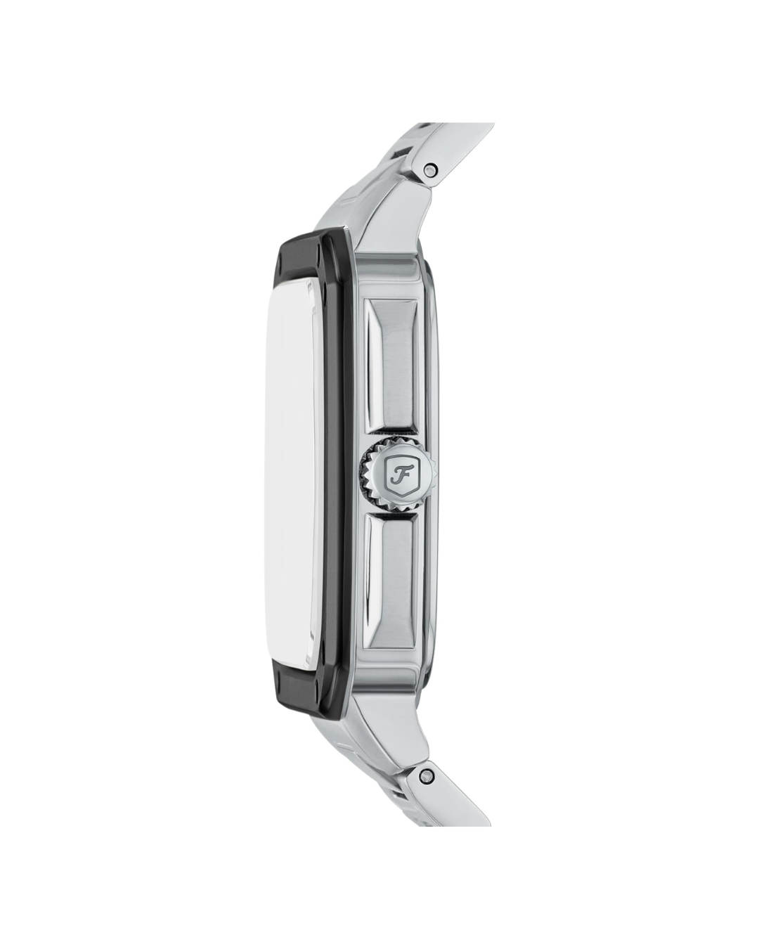 Fossil Men's Watch, Crosby Three-Hand Date Stainless Steel Watch for Men 42mm