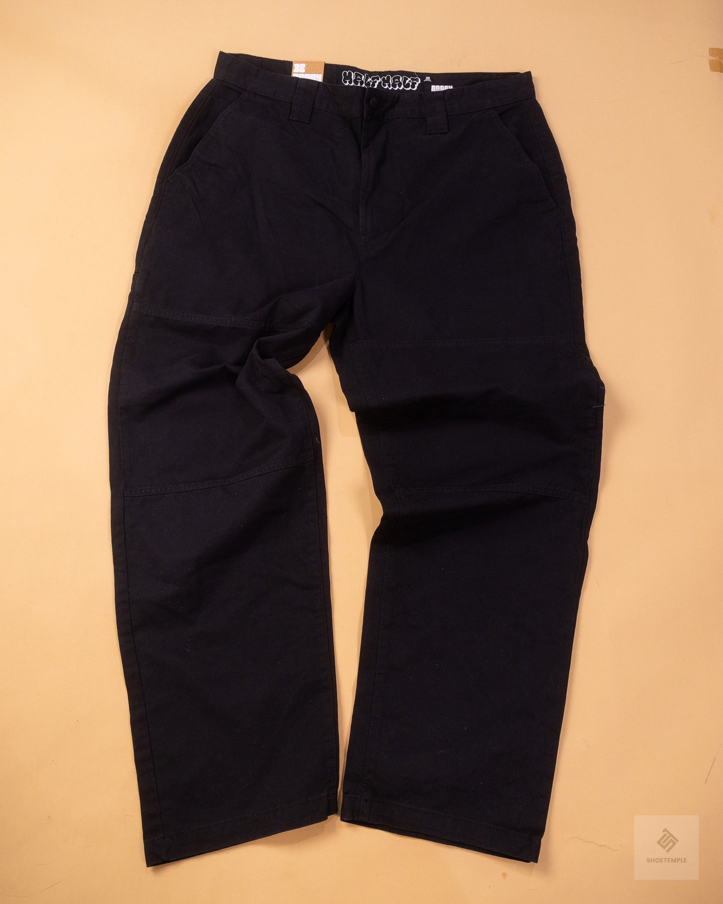 Half Half Work Pant Black