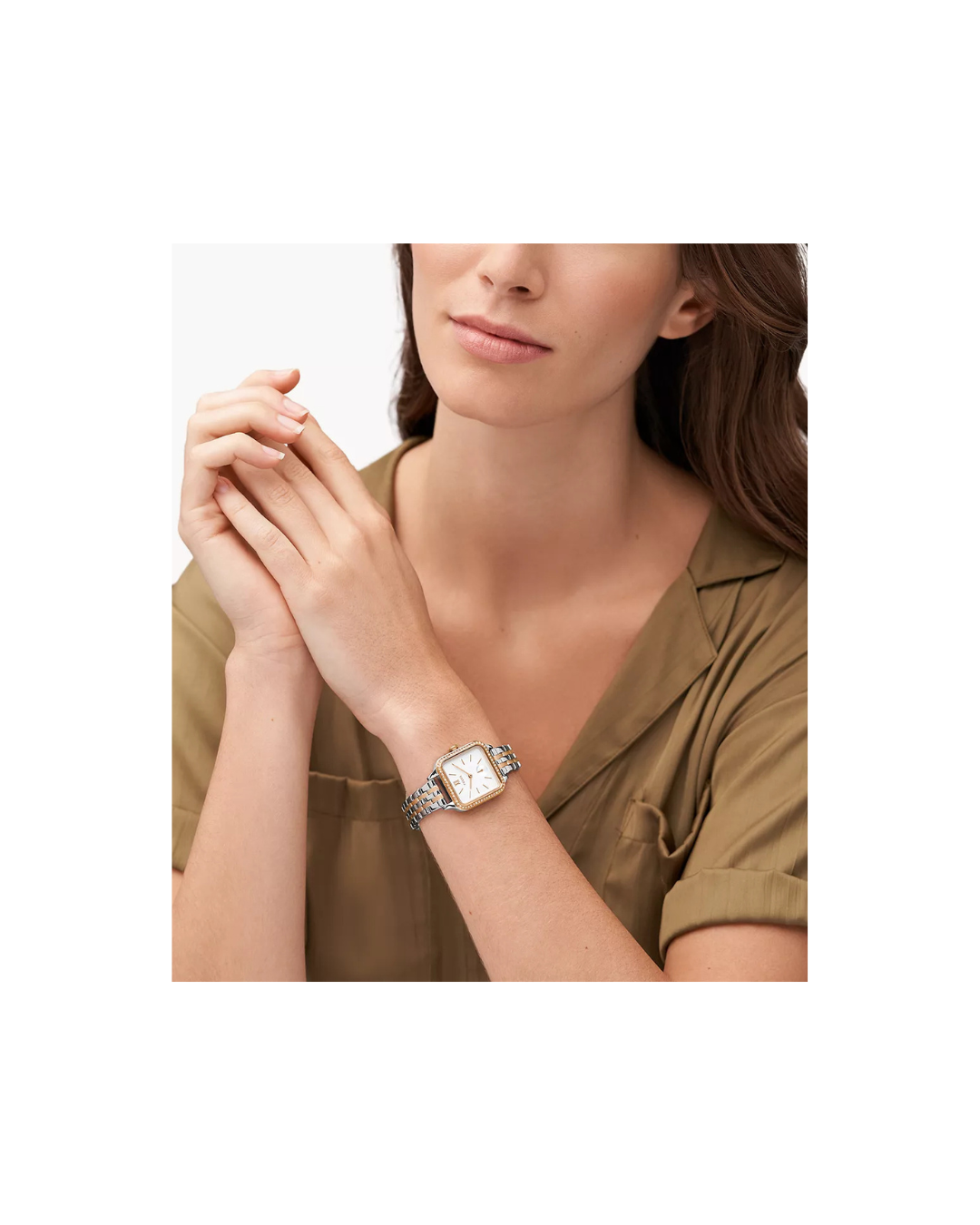 Colleen 28 mm Three-Hand Two-Tone Stainless Steel Watch (Ladies)