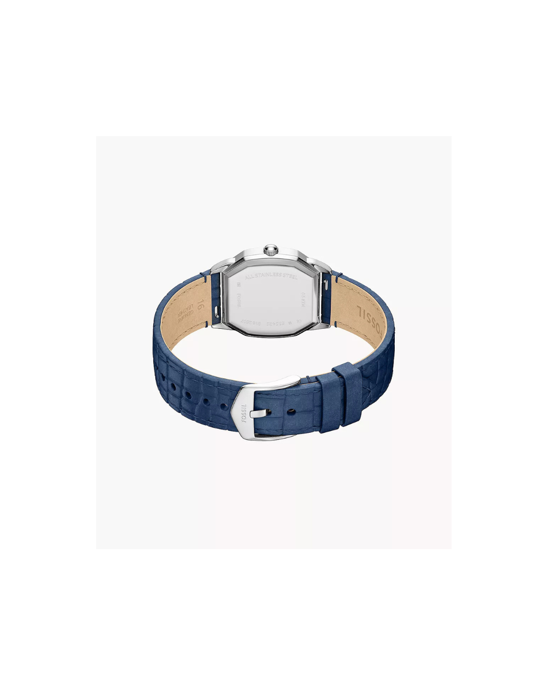 Harlow 27 mm Three-Hand Navy Croco Leather Watch (Ladies)