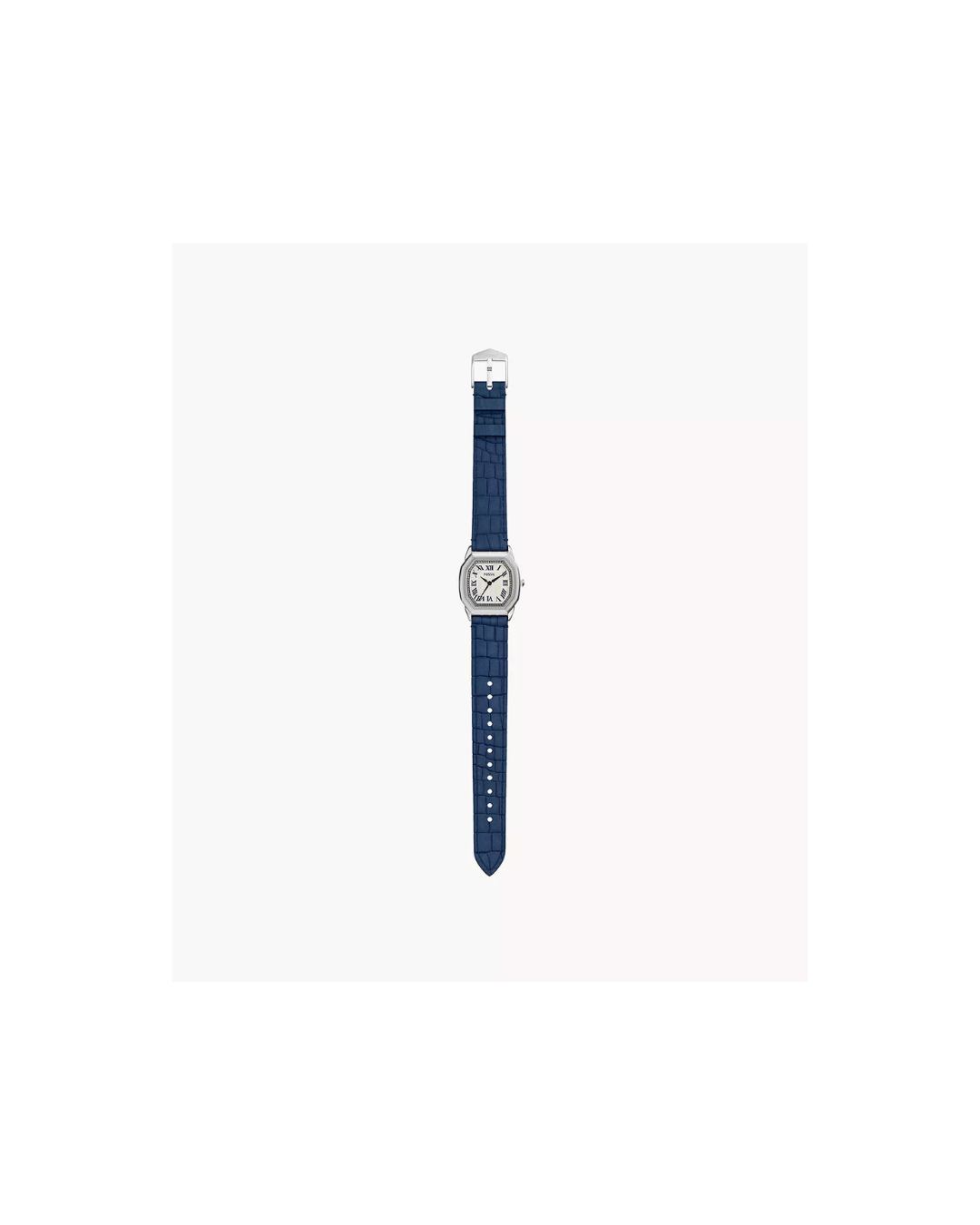 Harlow 27 mm Three-Hand Navy Croco Leather Watch (Ladies)