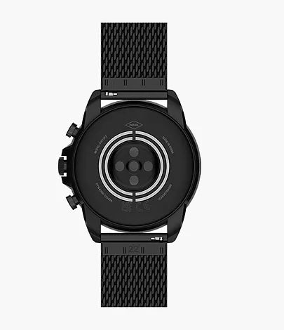 Fossil Gen 6 Smartwatch Black Stainless Steel Mesh