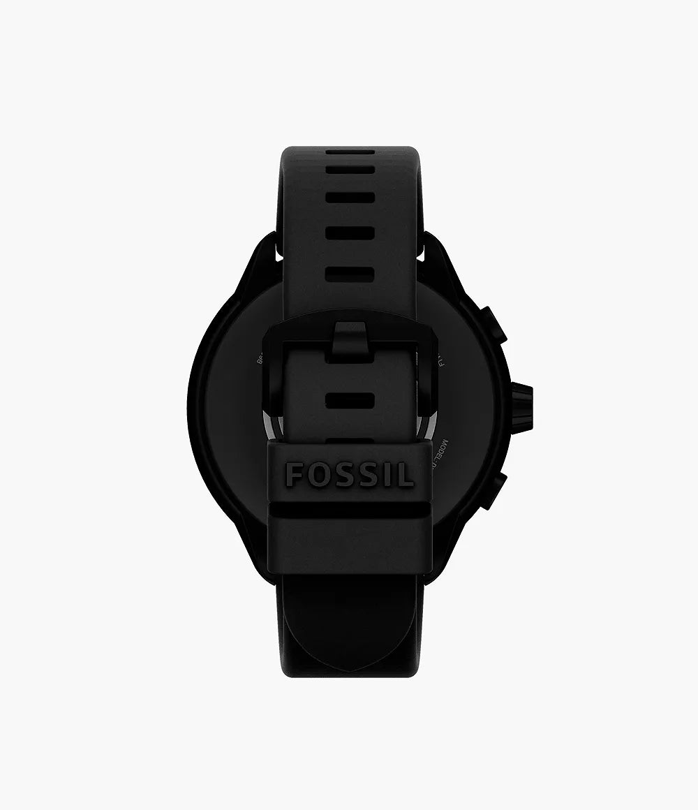 Fossil Gen 6 Wellness Edition Smartwatch Black Silicone