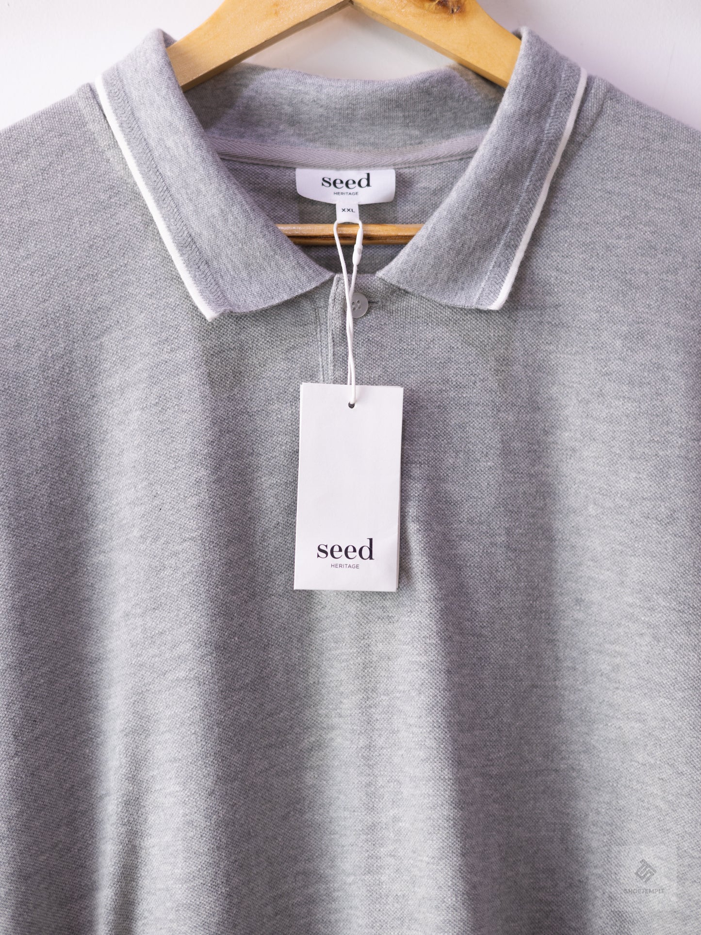 Seed Heritage Polo Shirt Grey