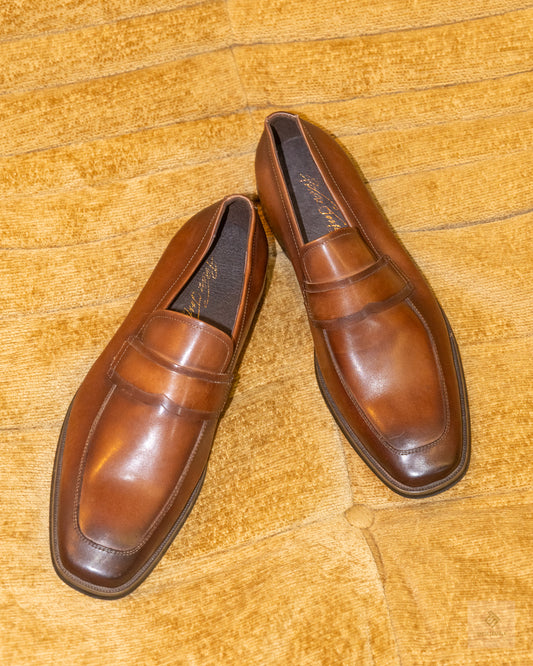 Peter James Jessi Dress Penny Loafer Brown