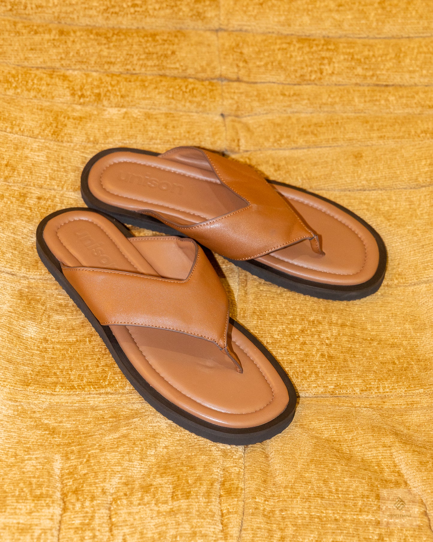 Unison Trent Leather Thong is a luxe leather sandal