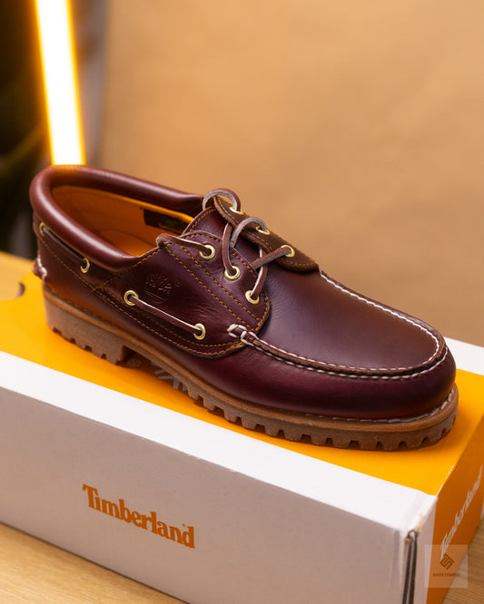 Men's Timberland® Authentic 3-Eye Lug Handsewn Boat Shoe