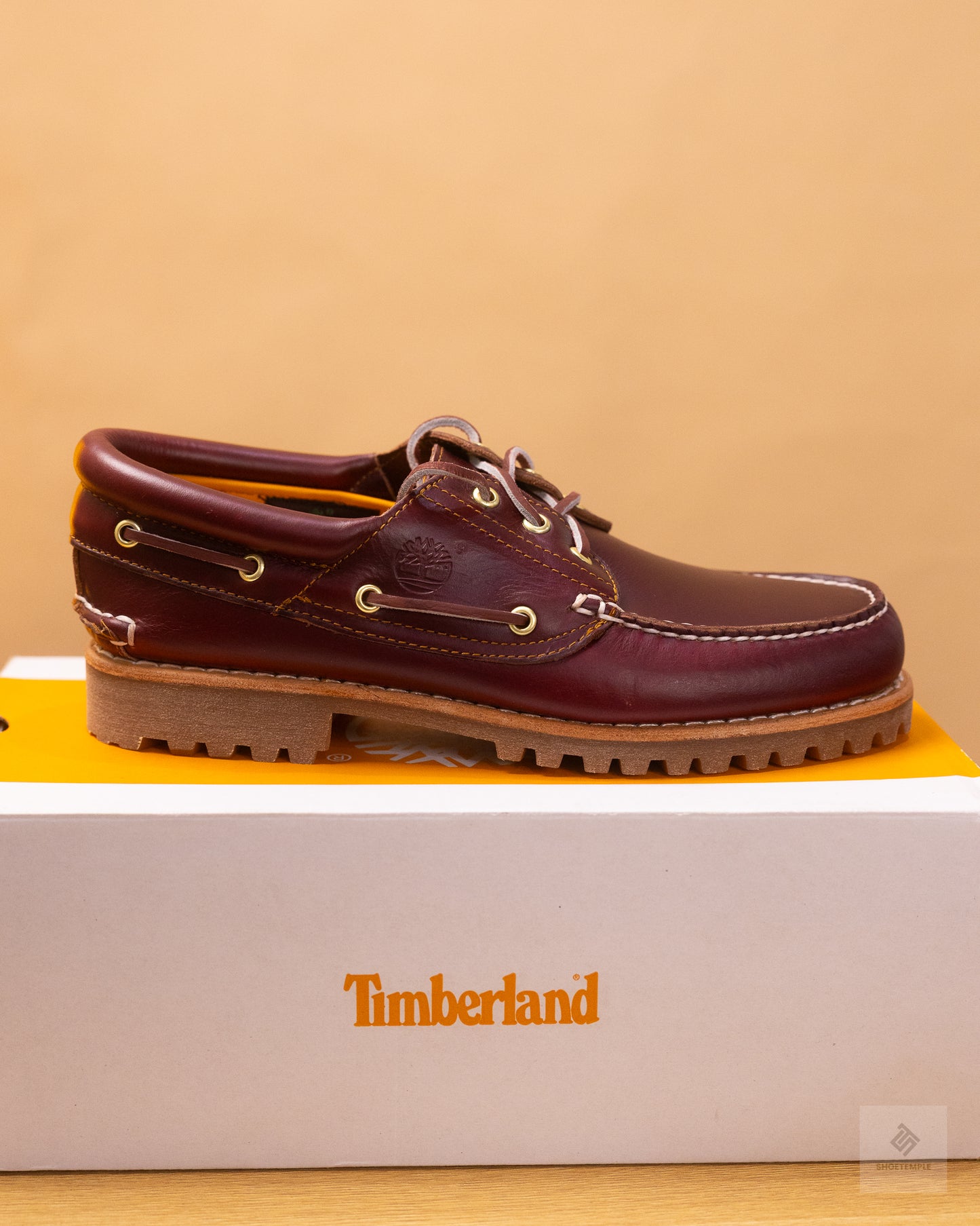 Men's Timberland® Authentic 3-Eye Lug Handsewn Boat Shoe