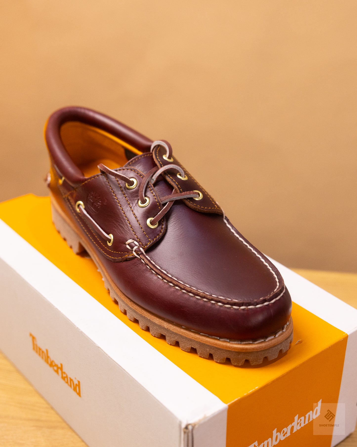 Men's Timberland® Authentic 3-Eye Lug Handsewn Boat Shoe