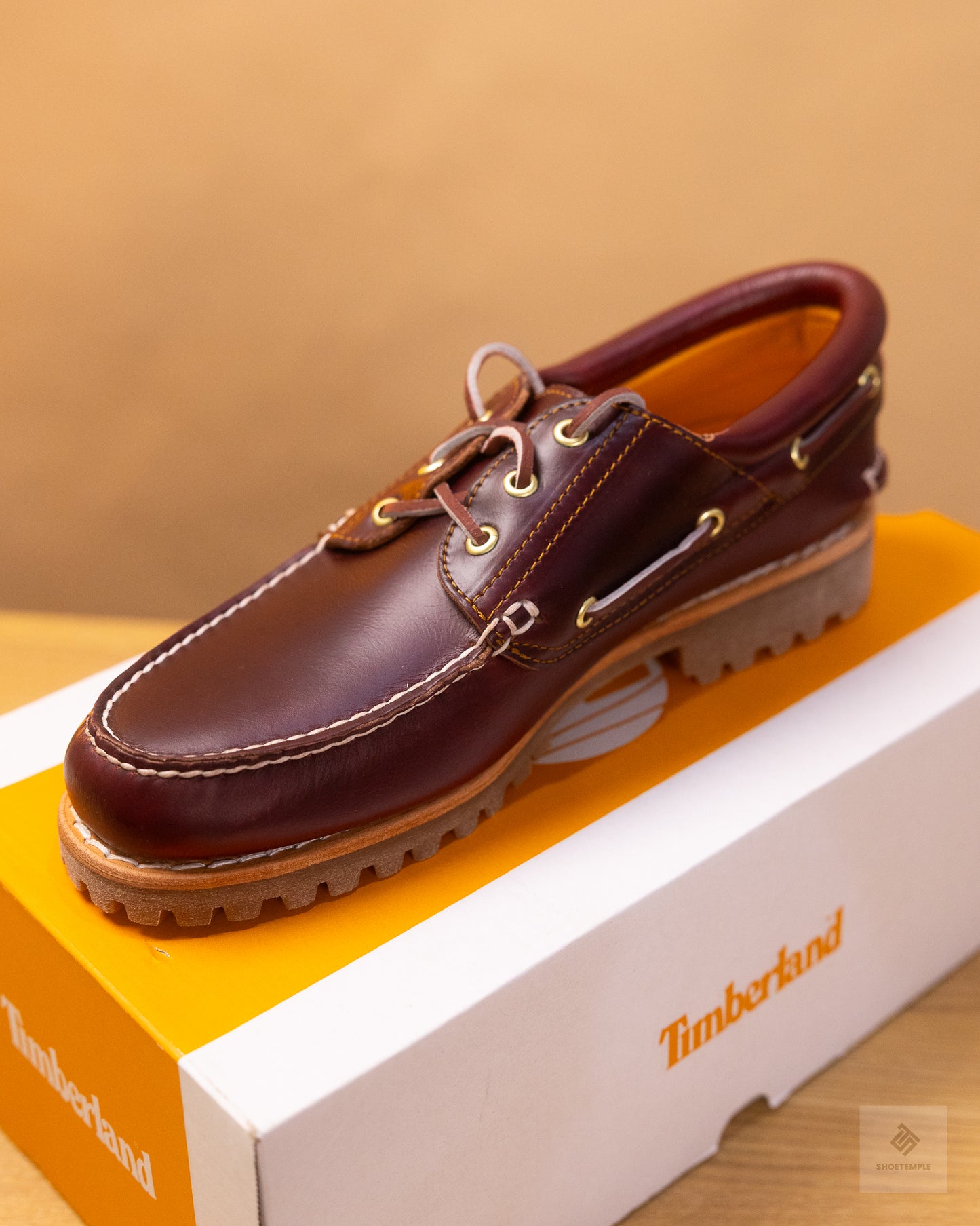 Men's Timberland® Authentic 3-Eye Lug Handsewn Boat Shoe