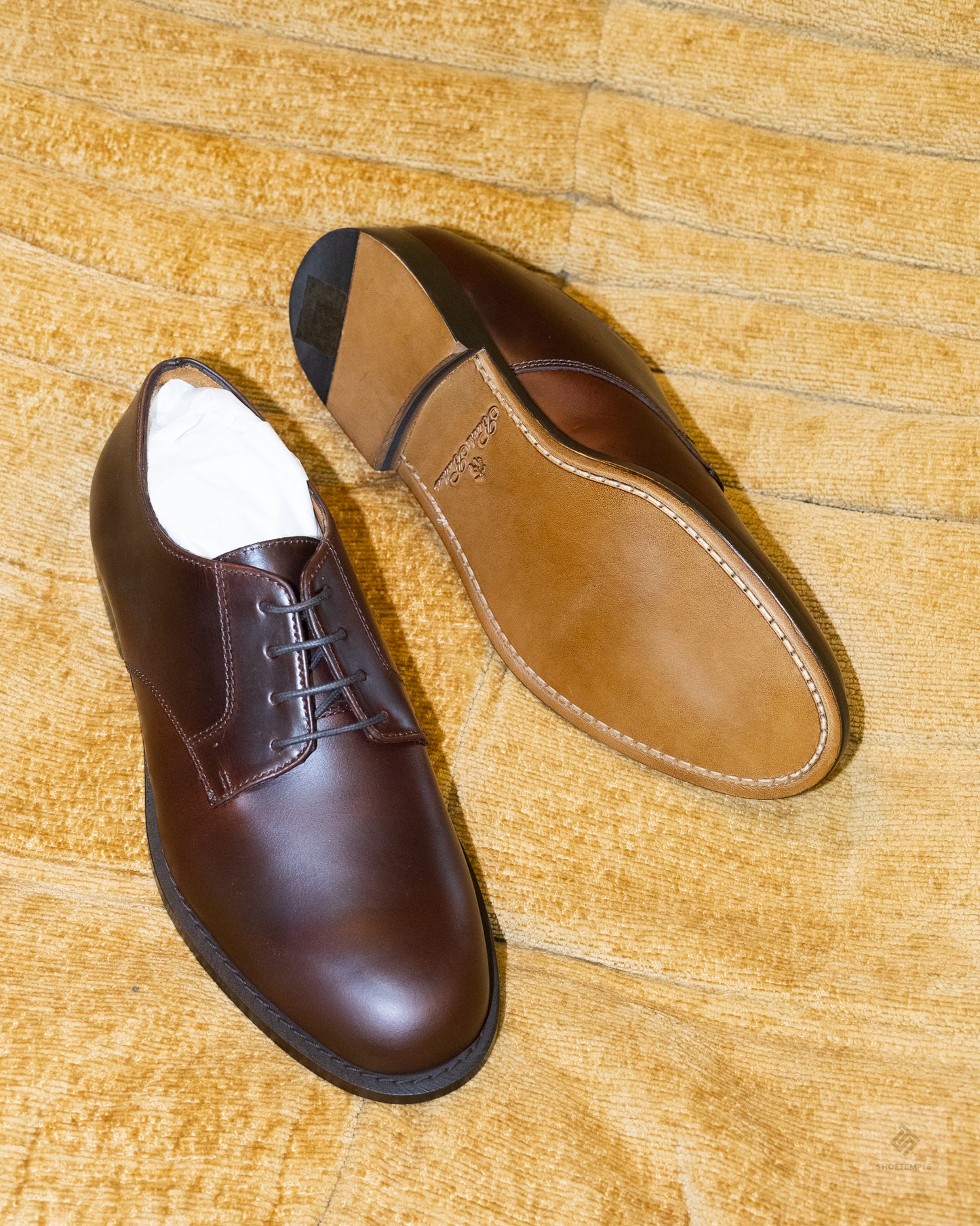 Brooks Brothers Brown Leather Blucher Shoes