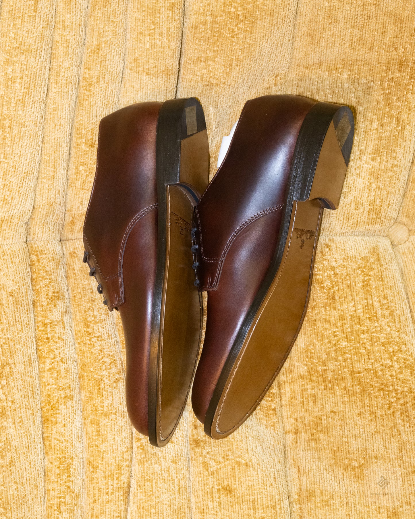 Brooks Brothers Brown Leather Blucher Shoes