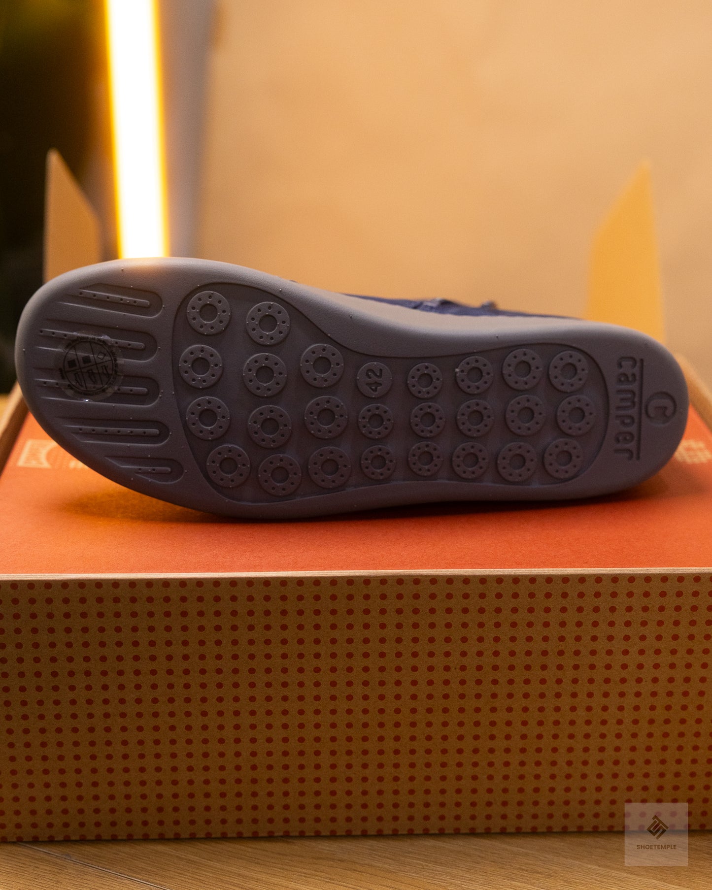 Camper Peu Touring textile sneaker boots for men, featuring elastic laces and EVA outsoles