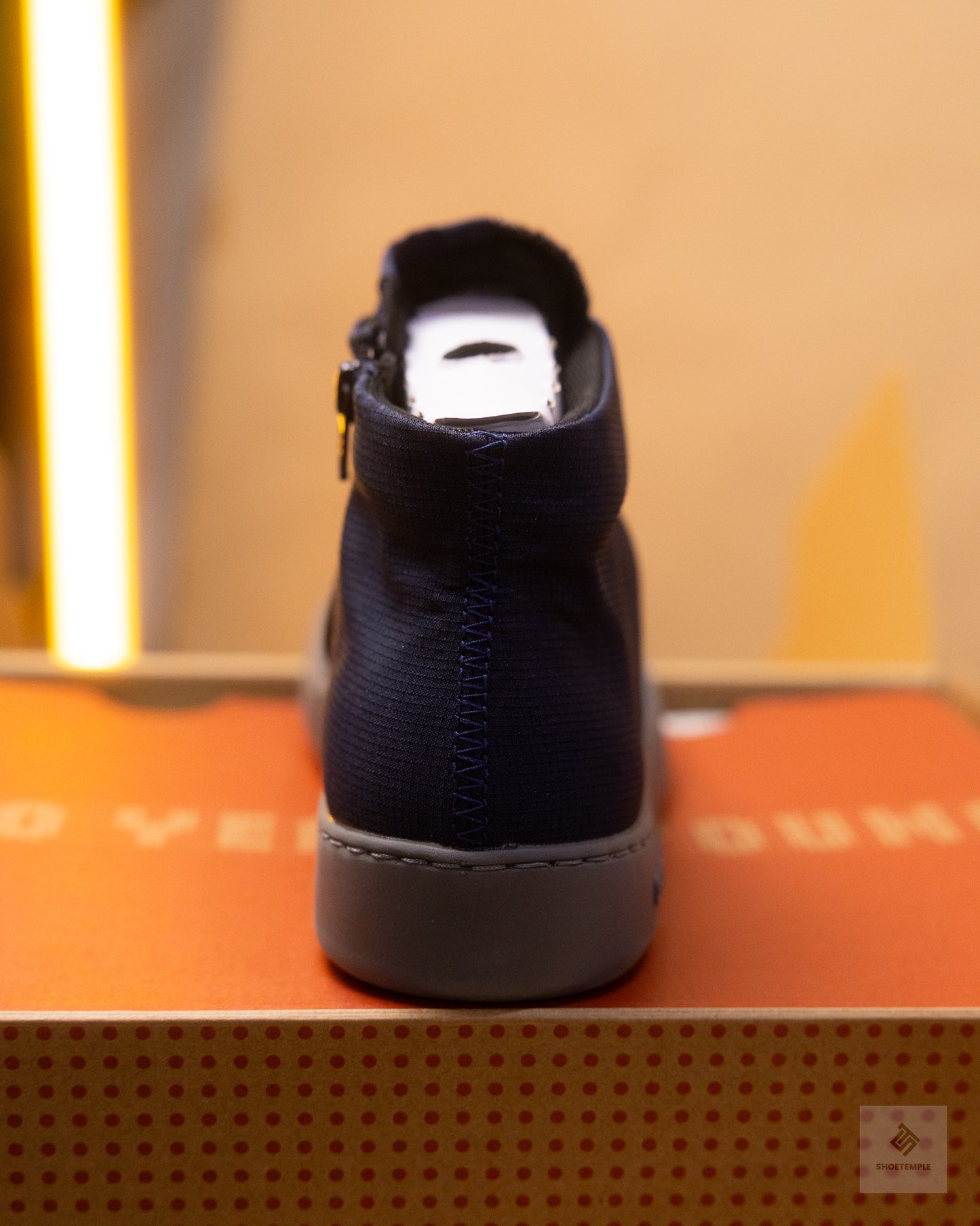 Camper Peu Touring textile sneaker boots for men, featuring elastic laces and EVA outsoles