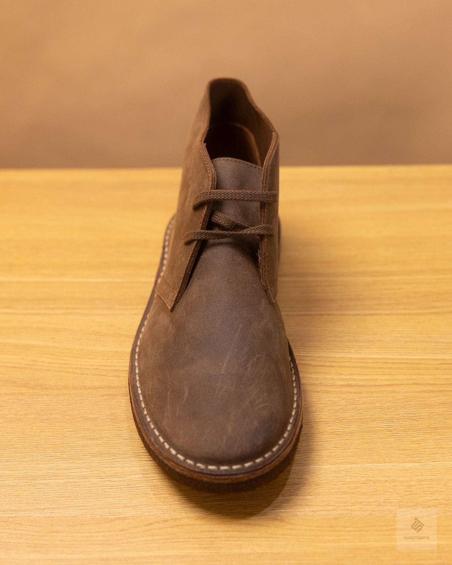 J.Crew MacAlister chukka boots in brown leather.