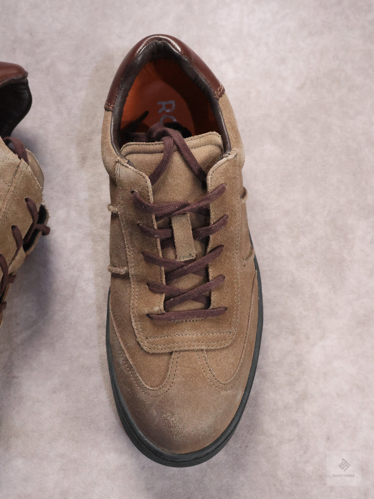 ROAN Beige Suede Sneaker