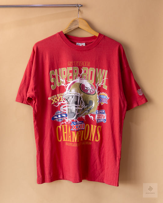 Super Bowl Oversized T-Shirt - Red