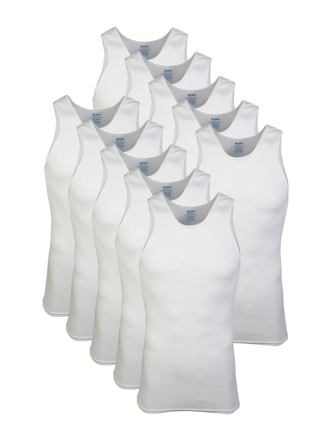 10 in a Pack Gildan Singlets